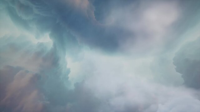 Chaotic Skies On The Background 36