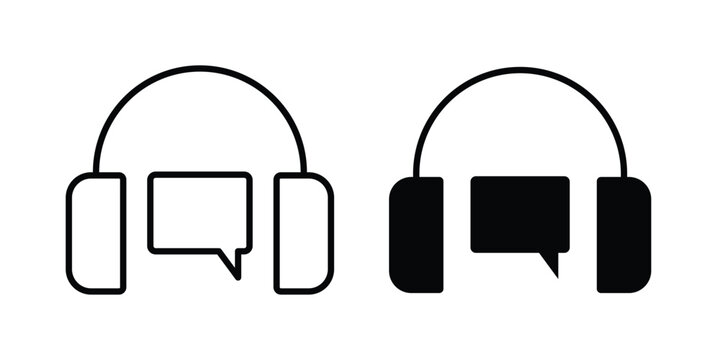 Support icon element for design. Vector symbols