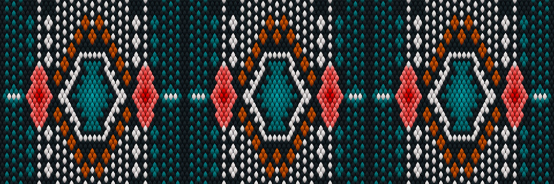  Ethnic, folk, geometric, mosaic ornament, pattern  seamless for fabrics, interiors, ceramics and furniture in the Arabian style.