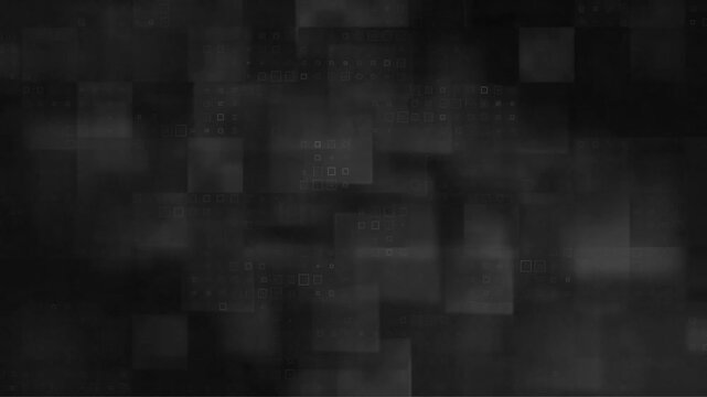Retro pixels assemble into sleek shapes, smooth motion. Digital transformation effect. Sharp edges morph into fluid patterns. High contrast aesthetic style.