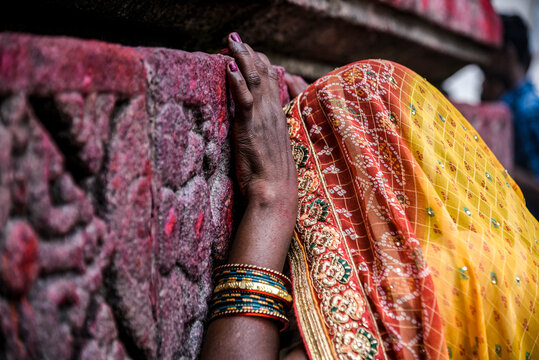 Devotee offer prayers at Kamakhya temple in Assam