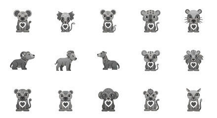 Cute Koala Bears in Various Poses. © Haroh