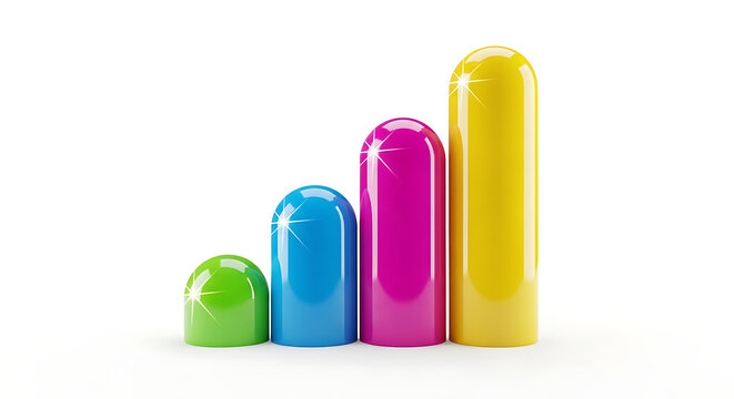 Colorful stackable cylinders a vibrant arrangement of playful geometric shapes for creative exploration