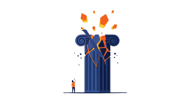 Innovative strategist disrupting legacy industry foundations and traditional corporate structures with transformative digital solutions