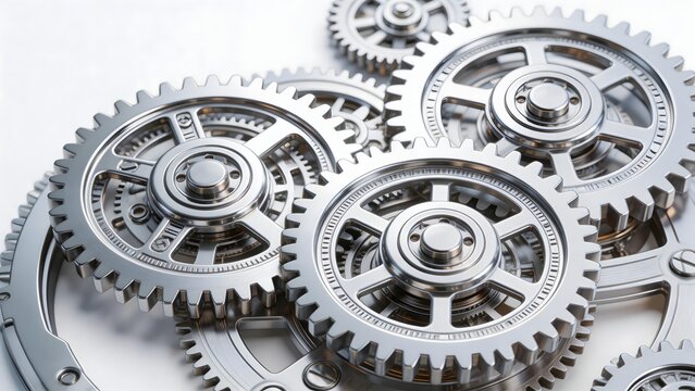Metal gears mechanism