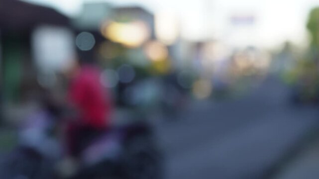 people driving on the street
