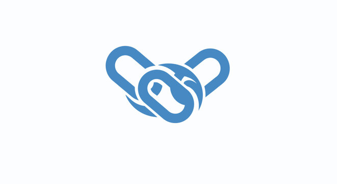 Blue Koala Bear Face Logo Design.