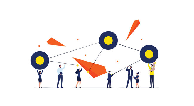 Strategic cross-functional team optimizing complex business ecosystems and digital workflow integration for enterprise scalability