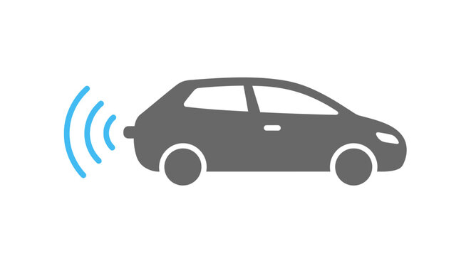 Car with wireless charging technology.