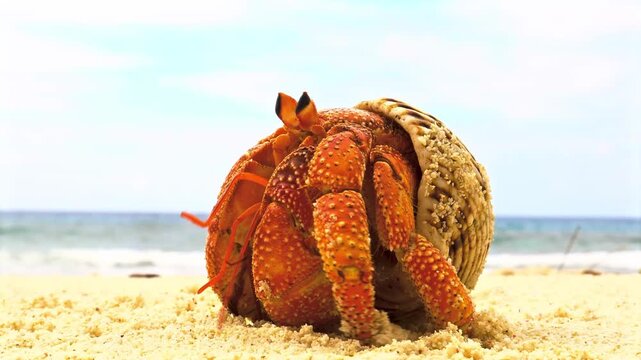 Tropical Coastal Wildlife Close Up