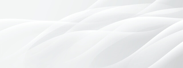 Fototapeta premium Futuristic White Geometric Banner with Tech Mesh Pattern and Clean Lines for Professional Digital Marketing and Website Header.