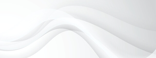 Obraz premium Luxury White Abstract Header with Elegant Geometric Elements and Clean Professional Design for Business Advertisement Background.