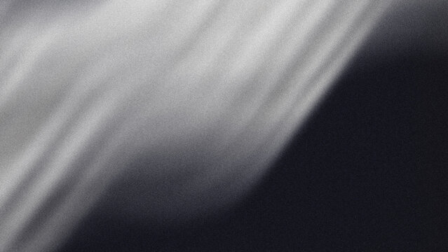 Abstract monochrome grain background featuring soft diagonal light streaks and subtle texture gradients for minimalist design projects requiring a clean sophisticated aesthetic and elegant atmosphere