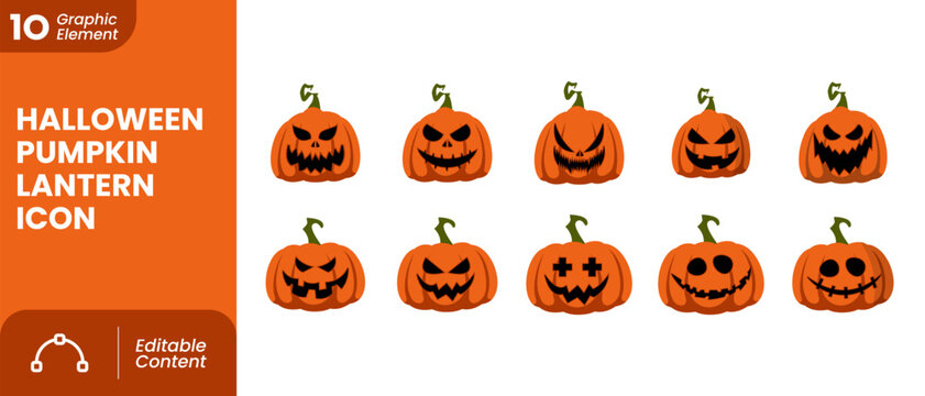 Halloween Pumpkin Lantern Icon