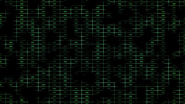 green binary code motin video. technology abstract motion video. 