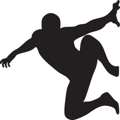 Agile Superhero Silhouette © Mahmudul