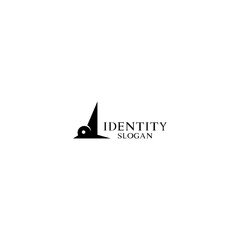 Fototapeta premium Professional Bird logo, A logo, V logo Minimalist Flight Monogram, Geometric Bird Logo. 