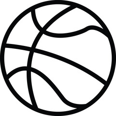 Basketball Outline Icon © Mahmudul