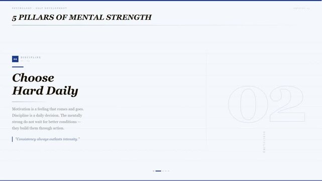 Mental Strength Pillars Psychology Self Development Carousel Slide Guard Your Attention Focus