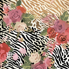 Obraz premium abstract animal skin pattern vector