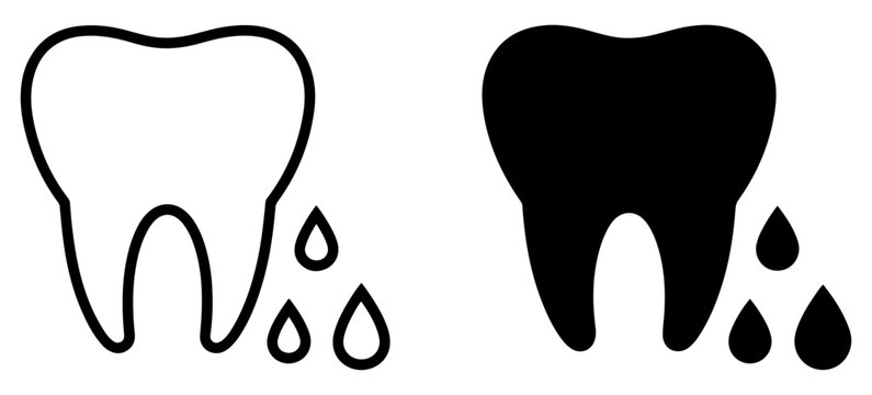 bleeding gums icon gingivitis dental health
