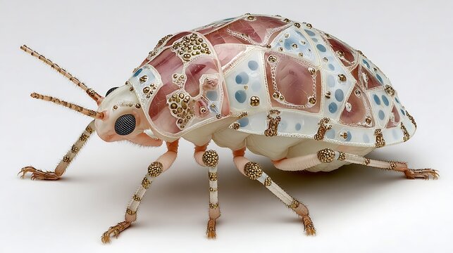 colorado potato beetle isolated on white background