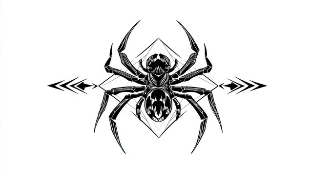 black widow spider