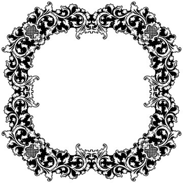 Ornate Baroque Style Decorative Frame