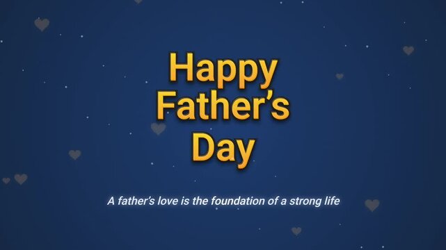 Happy Father's Day greeting card with a heartfelt message