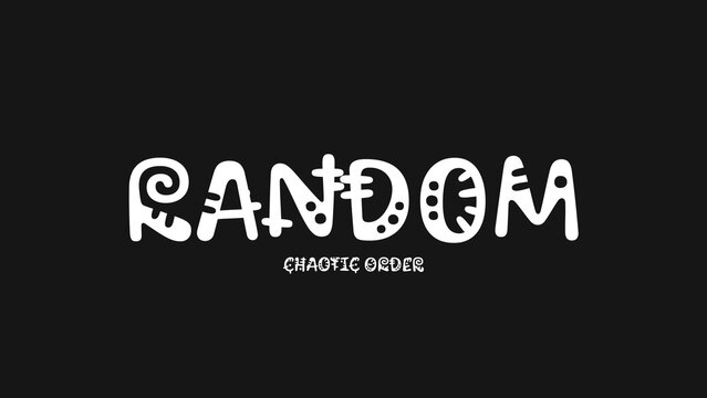 Randomized Variable Text Animation
