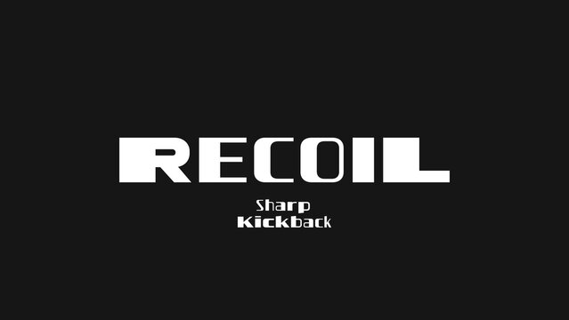 Recoil Variable Font Animation
