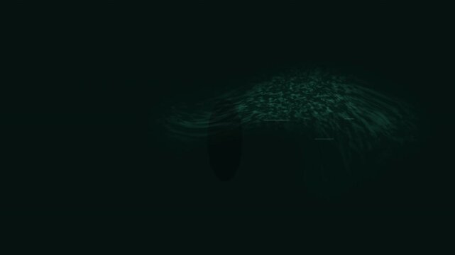 Dark animated CRT texture with green phosphor glow, wave-like electron sweep, soft shadow vignette, subtle scanline details, and vintage screen atmosphere.