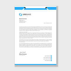 Modern creative corporate business letterhead pad design template  © Pixaeye