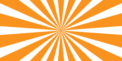 Fototapeta premium Sunburst background. Vector illustration.