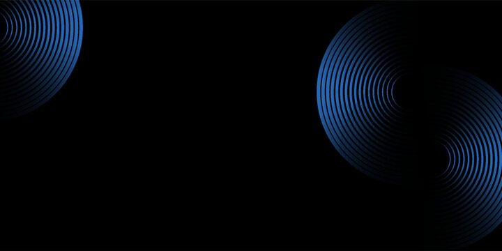 WiFi light effect, sound wave icons, radar signal concept. Blue wireless network glowing elements, neon echo or scan effect. Vector illustration.
