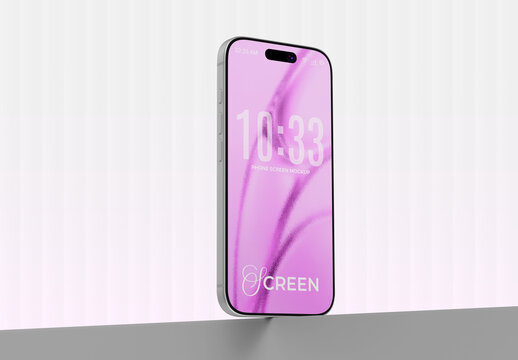 Isolated Smartphone Mockup