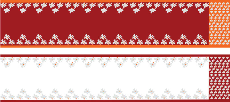 Parijat flower saree, seuly ful , saree design illustration