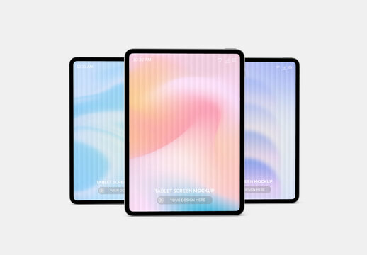 Tablet Screen Mockup Template