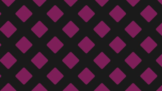 Seamless Dark Background with Repeating Magenta Diamond Pattern