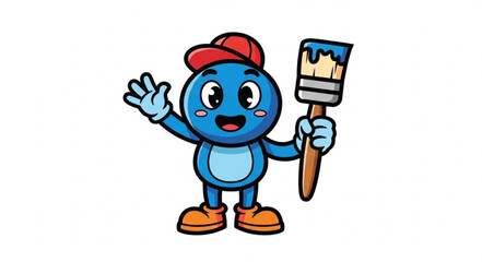 Naklejka premium funny cartoon zombie