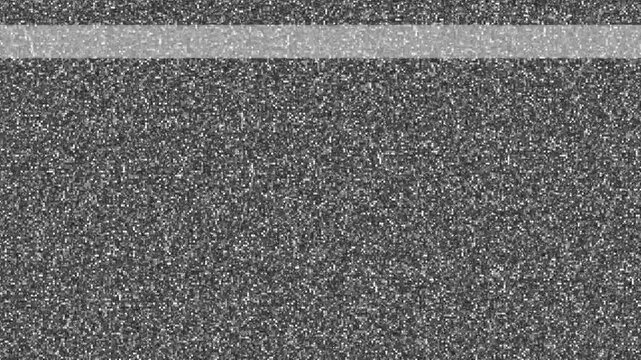Static noise analog tv signal texture distortion flicker effect grainy motion overlay vintage footage.