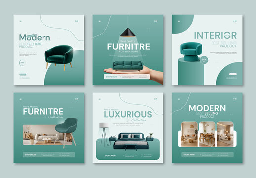 Furniture Promo Social Media Post Layout