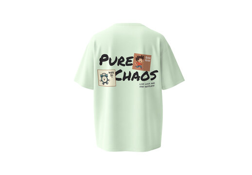 Typography Cartoon T Shirt Design