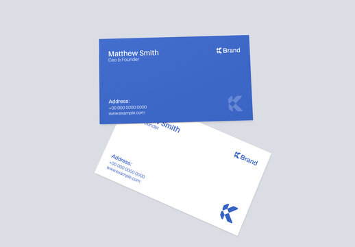 Minimalist Business Card Mockup