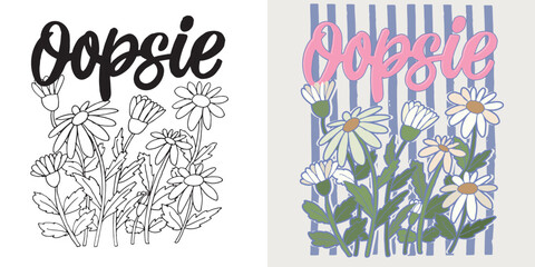 Trendy art hand drawn doodle lettering quote. Lettering for t-shirt design, mug print, bag print, clothes fashion. 100% hand drawn vector image. © jane55