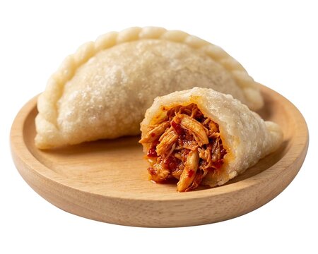 Indonesian Fried Tapioca Fritters Stuffed with Spicy Shredded Chicken (Cireng Isi Ayam Suwir)