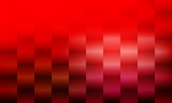 Red abstract background with vertical geometric bars and glossy gradient lighting effects