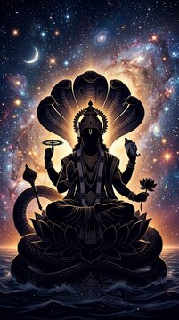 Lord Shri Narayana. Lord Vishnu