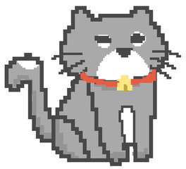 Obraz premium pixel art vector illustration