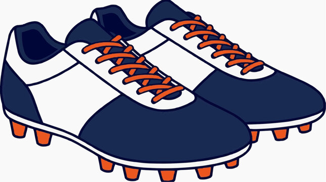 a colorful soccer cleat